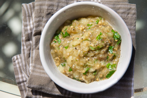 Griechischer Auberginensalat
