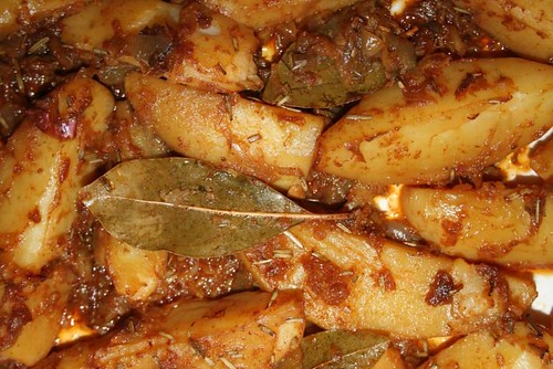 Safrankartoffeln