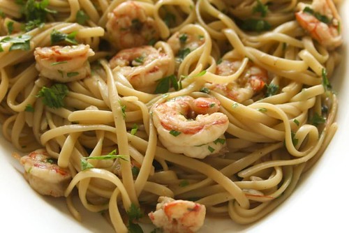 Linguine mit Scampi
