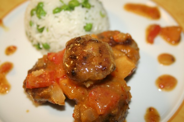 Griechische Keftedes mit Aprikosen Chutney Rezept – Fusion-Küche