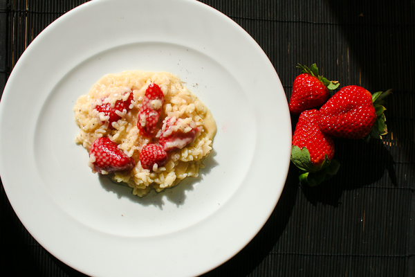 Erdbeerrisotto