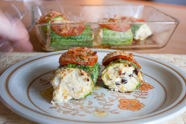 gefüllte Zucchini