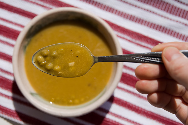 Marokkanische Erbsensuppe – Bessara