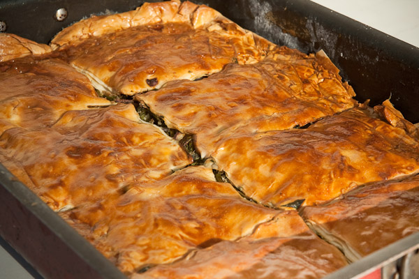 Spanakopita – Spinat & Feta in Filo Teig