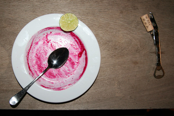 Kalte Rote Beete Suppe mit Campari 2