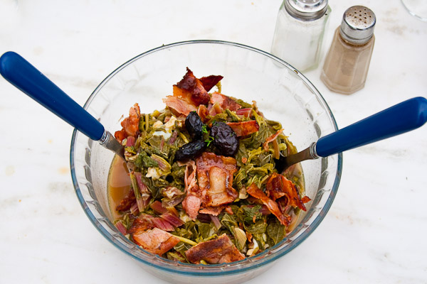 Vlita mit Speck und Graviera Vlita mit Speck und Graviera - Griechisches Amaranth Rezept