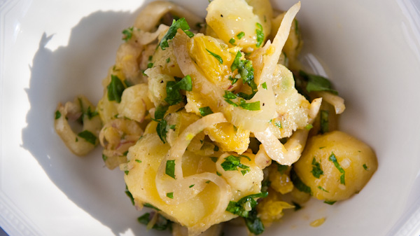 Kartoffel & Fenchel Salat mit Orange