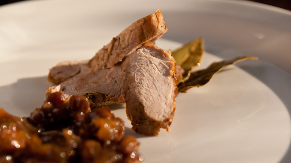 Schweinelende in Sherry