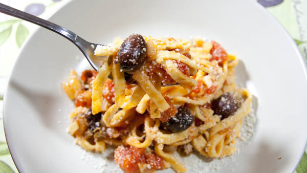 Tagliatelle alla puttanesca