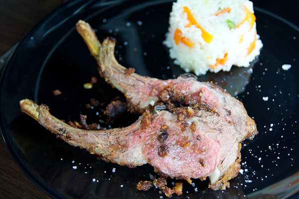 Lamm mit Paprika Kruste