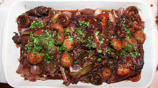 Coq au vin nach Paul Bocuse