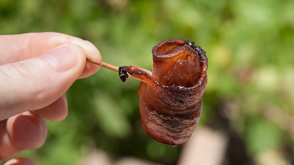 Datteln mit Speck