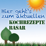 Der Kochrezepte Basar – Infos und Banner