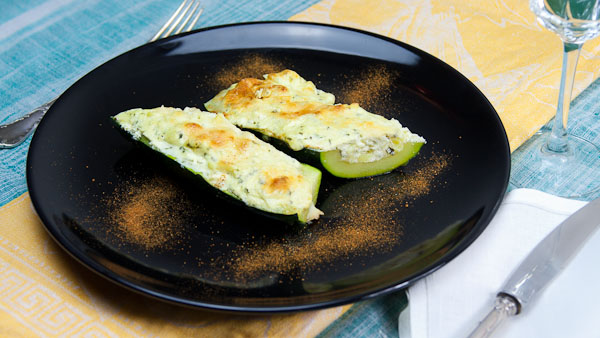 zucchinin mit Topfen