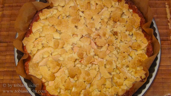Birnenkuchen mit Streusel
